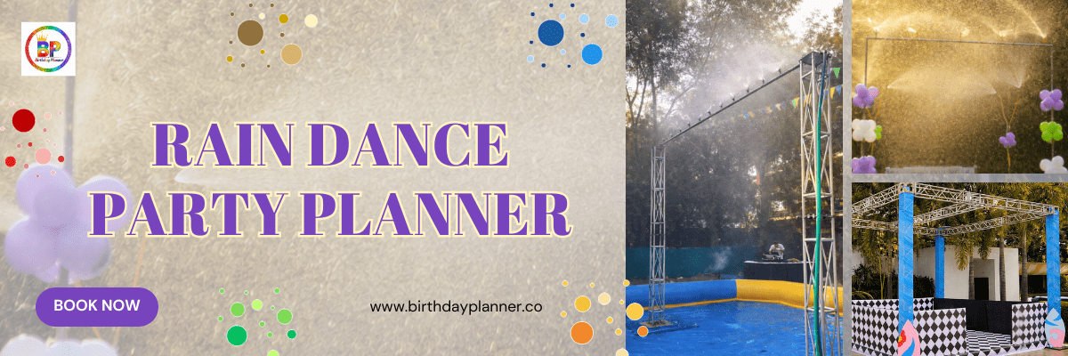 rain dance party banner