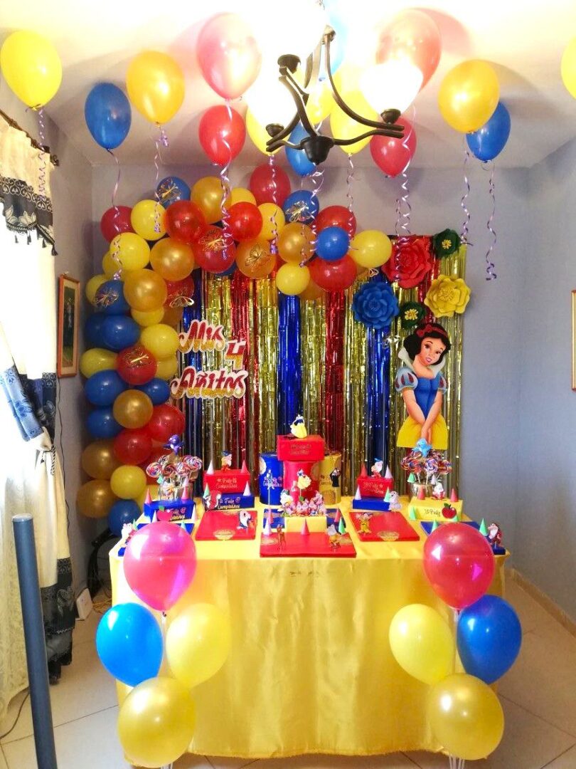 snow white theme party planner for rental