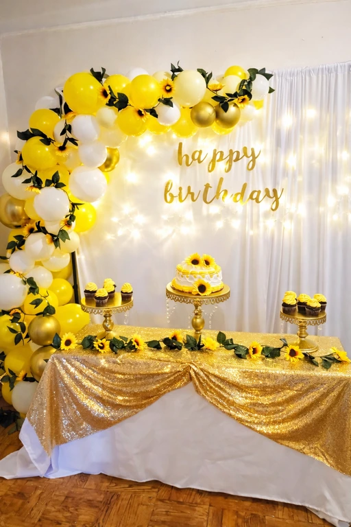 sunflower-theme-party-planner-for-hire sunflower theme party planner for hire