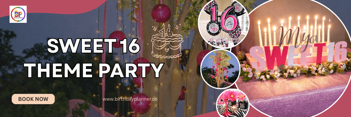 sweet 16 theme party planner