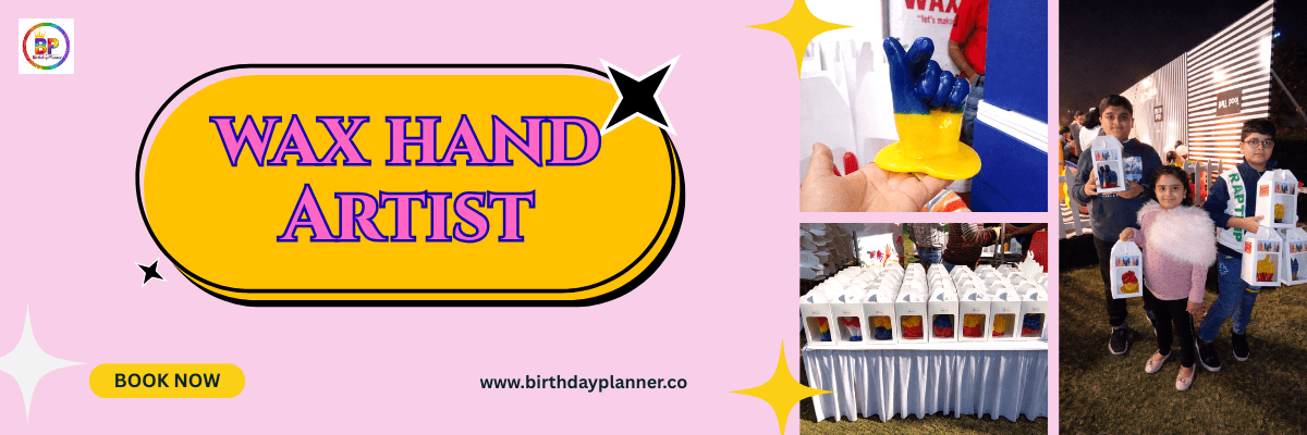 wax hand artist banner
