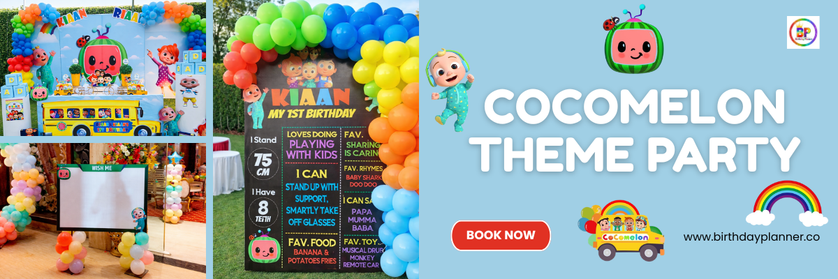 cocomelon theme party banner