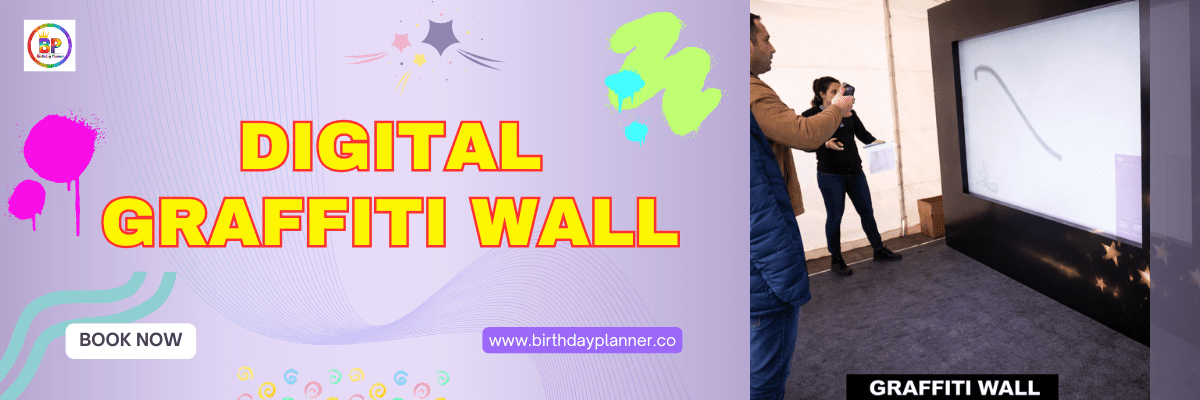 digital graffiti wall banner