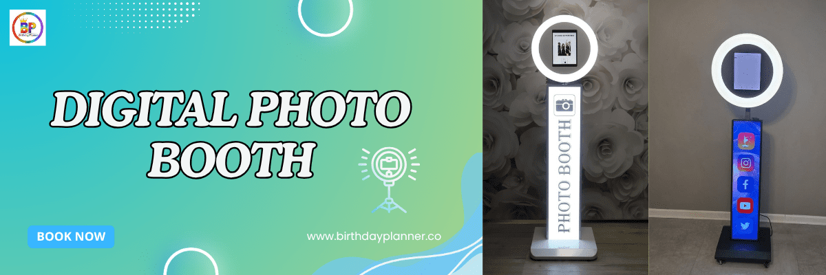 digital photo booth banner