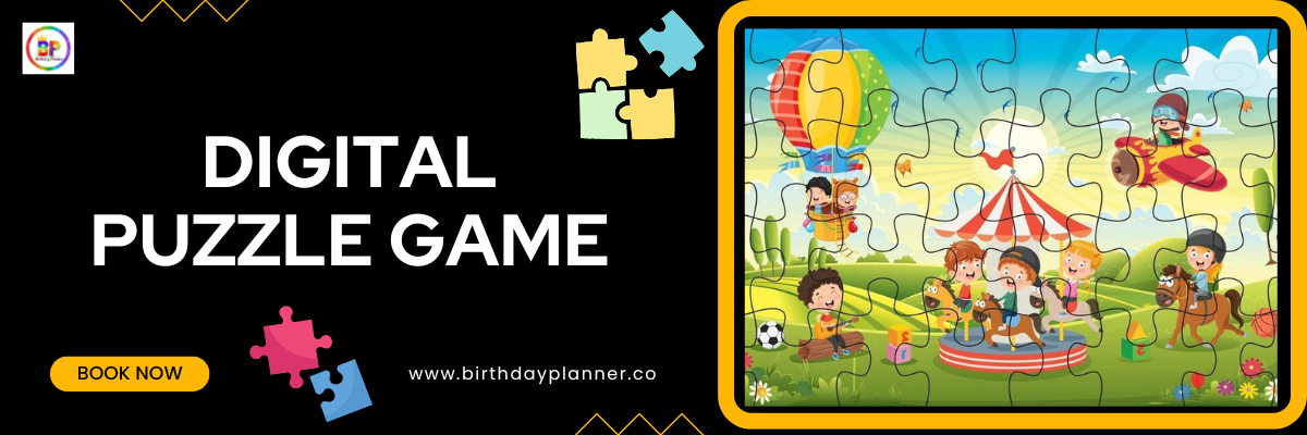 digital puzzle game banner