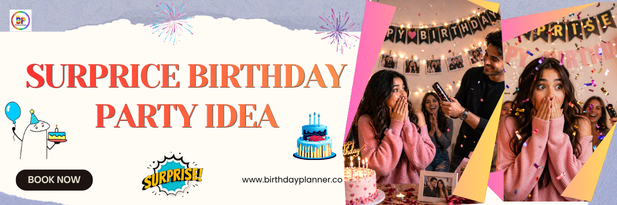 surprice birthday party banner